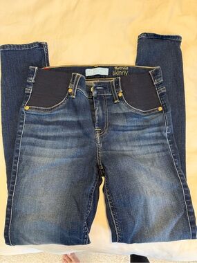 7 For All Mankind Blair Ankle Skinny Maternity Jeans- Size 25